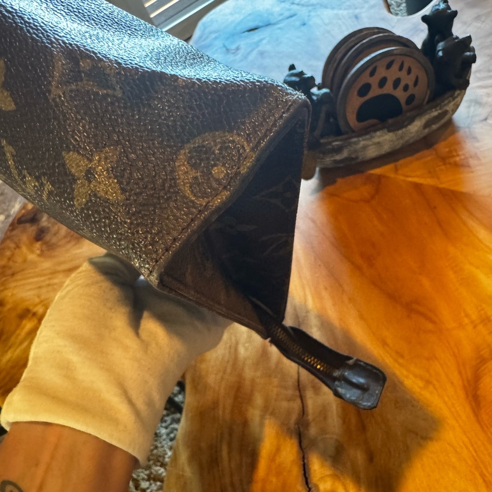 Louis Vuitton, large monogram, toiletry pouch vintage pre-left - Picture 7 of 13